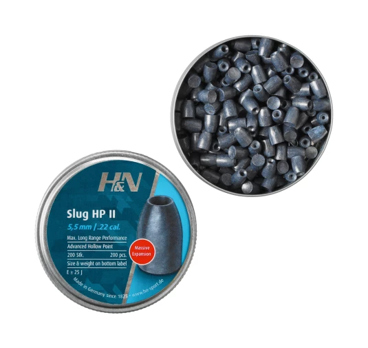 H&N Slug HP II 5,53 mm - Precyzyjny śrut typu Slug (200 szt.)