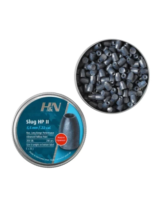Śrut H&N Slug HP II 5,53 mm - Precyzyjny Slug do wiatrówek PCP | imag24.pl