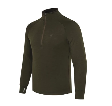 Sweter męski Beretta Merino Half Zip zielony 2XL | imag24.pl