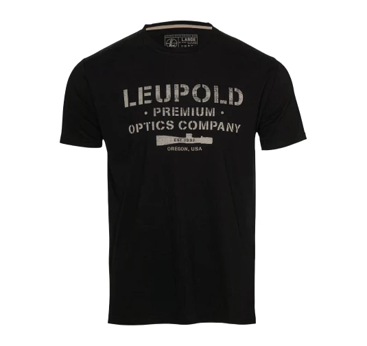 Koszulka męska Leupold Stencil Black 100% Bawełna - imag24.pl