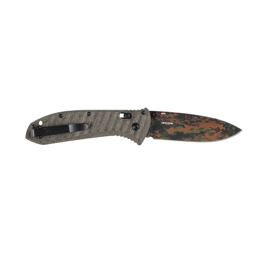 Nóż składany Benchmade Presidio II 570CAMO-2601 Shot Show 2026 - CPM-S30V, Micarta