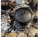 Rondelek Żeliwny Petromax z Pokrywką 1L