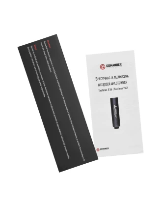 Tłumik Gomander Tactinox DT 5.56 5/8x24 Czarny - imag24.pl