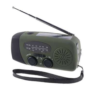 Radio survivalowe Fosco z dynamem | Powerbank | Latarka | imag24.pl