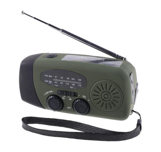 Radio survivalowe Fosco z dynamem | Powerbank | Latarka | imag24.pl