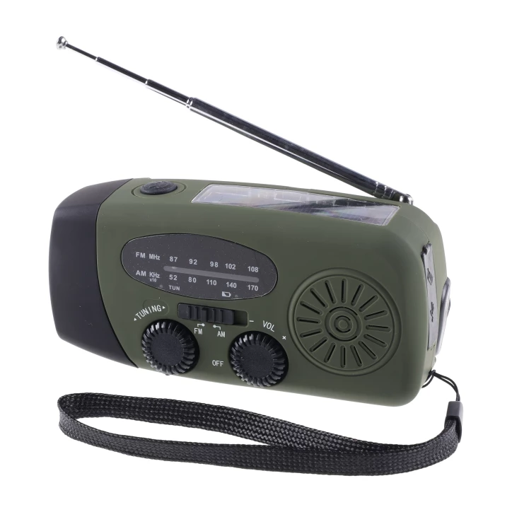 Radio survivalowe Fosco z dynamem | Powerbank | Latarka | imag24.pl