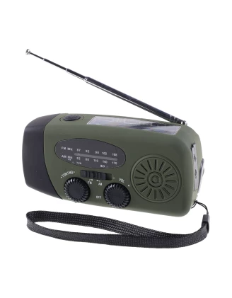 Radio survivalowe Fosco z dynamem | Powerbank | Latarka | imag24.pl