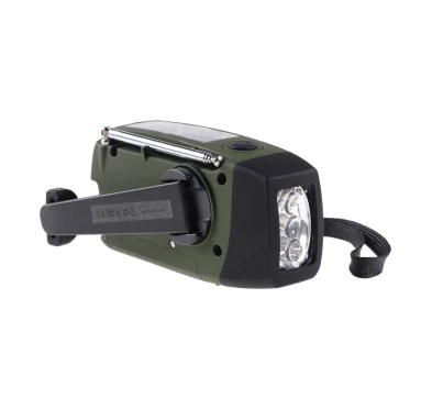 Radio survivalowe Fosco z dynamem i powerbankiem