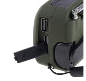 Radio survivalowe Fosco z dynamem i powerbankiem