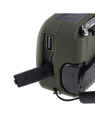 Radio survivalowe Fosco z dynamem | Powerbank | Latarka | imag24.pl