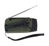 Radio survivalowe Fosco z dynamem i powerbankiem
