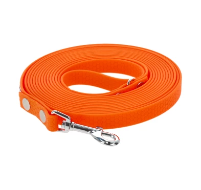 Smycz 4wild BioThane wodoodporna 5m pomarańczowa | imag24.pl