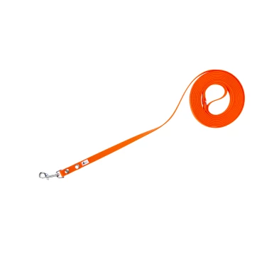 Smycz dla psa 4wild BioThane wodoodporna | 5 m, pomarańczowa