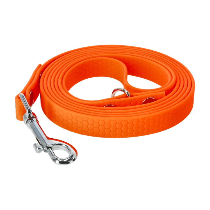 Smycz dla Psa 4wild BioThane 200 cm Pomarańczowa Wodoodporna | imag24.pl