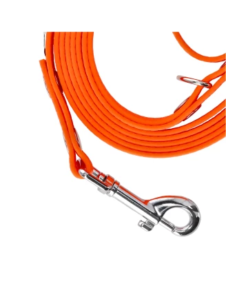 Smycz dla Psa 4wild BioThane 200 cm Pomarańczowa Wodoodporna | imag24.pl