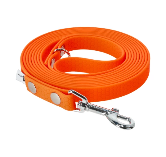 Smycz BioThane 4wild 300 cm pomarańczowa wodoodporna | imag24.pl
