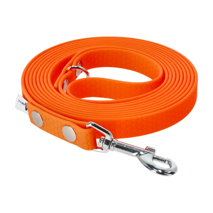 Smycz BioThane 4wild 300 cm pomarańczowa wodoodporna | imag24.pl