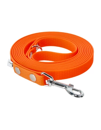 Smycz BioThane 4wild 300 cm pomarańczowa wodoodporna | imag24.pl