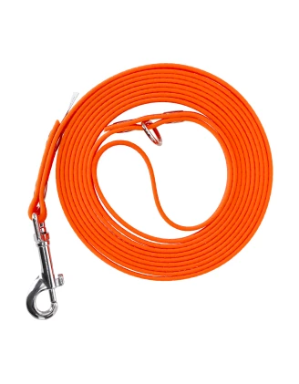 Smycz BioThane 4wild 300 cm pomarańczowa wodoodporna | imag24.pl