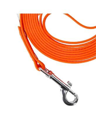 Smycz BioThane 4wild 300 cm pomarańczowa wodoodporna | imag24.pl