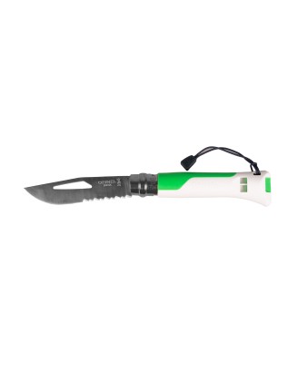 Nóż Opinel Outdoor Fluo Green 08: Zawsze gotowy do akcji
