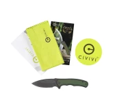 Nóż składany Civivi Praxis C18026E-3 - Stal Nitro-V, Aluminium, Button Lock