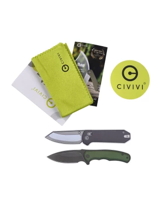 Nóż składany Civivi Yonder C23073B-2 Sandvik 14C28N Micarta EDC