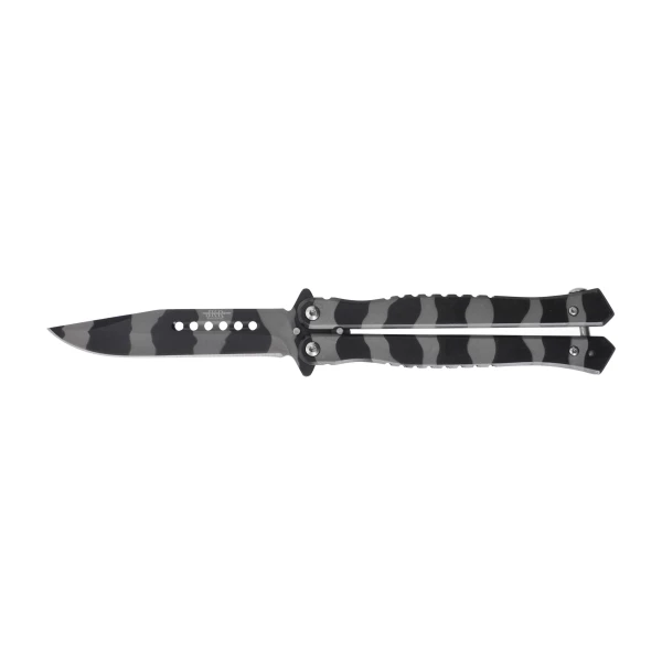 Nóż motylkowy Joker JKR0710 - Balisong ze stali 3Cr13, rękojeść aluminium