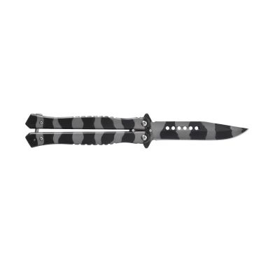 Nóż motylkowy Joker JKR0710 - Balisong ze stali 3Cr13, rękojeść aluminium