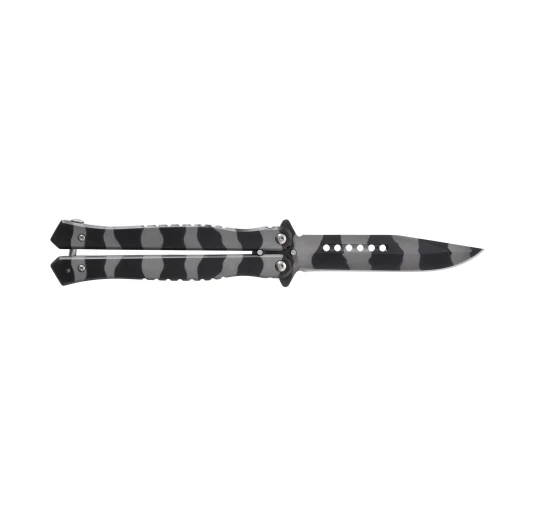 Nóż motylkowy Joker JKR0710 - Balisong ze stali 3Cr13, rękojeść aluminium