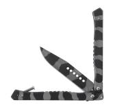 Nóż motylkowy Joker JKR0710 - Balisong ze stali 3Cr13, rękojeść aluminium