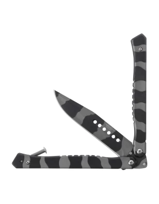 Nóż motylkowy Joker JKR0710 Balisong - stal 3Cr13, aluminium | imag24.pl