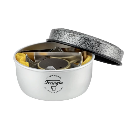 Trangia Stove Mini 28 - Kompaktowy Zestaw Naczyń z Palnikiem Spirytusowym 800 ml