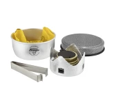 Trangia Stove Mini 28 - Kompaktowy Zestaw Naczyń z Palnikiem Spirytusowym 800 ml