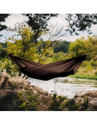 Hamak Lesovik Bystry Choco Root 330x145cm | imag24.pl