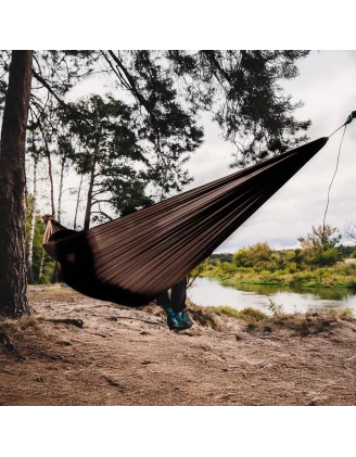 Hamak Lesovik Bystry Choco Root 330x145cm | imag24.pl