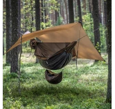 Hamak Biwakowy Lesovik Draka z Zintegrowaną Moskitierą i Zawieszeniem Sneka - Choco Root Hamak Biwakowy Lesovik Draka z Zintegrowaną Moskitierą i Zawieszeniem Sneka - Choco Root