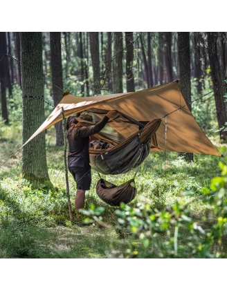Hamak Lesovik Draka z Moskitierą i Zawieszeniem Sneka - Choco Root