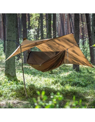 Hamak Lesovik Draka z Moskitierą i Zawieszeniem Sneka - Choco Root
