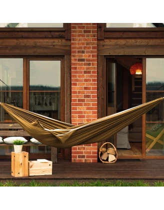 Hamak Lesovik Vanka ethnik brown - Komfortowy wypoczynek w domu i na wyjeździe