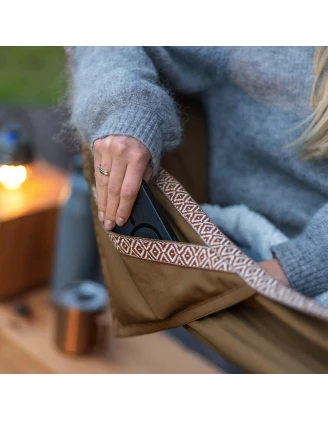 Hamak Lesovik Vanka ethnik brown - Komfortowy wypoczynek w domu i na wyjeździe