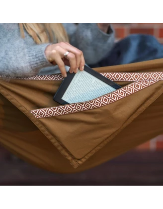 Hamak Lesovik Vanka ethnik brown - Komfortowy wypoczynek w domu i na wyjeździe