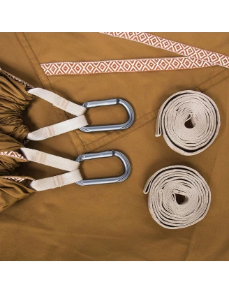 Hamak Lesovik Vanka ethnik brown - Komfortowy wypoczynek w domu i na wyjeździe