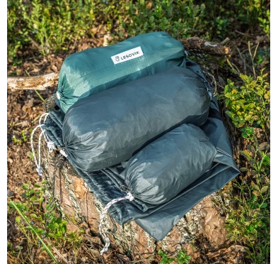 Tarp hamakowy Lesovik HEKSA silver pine