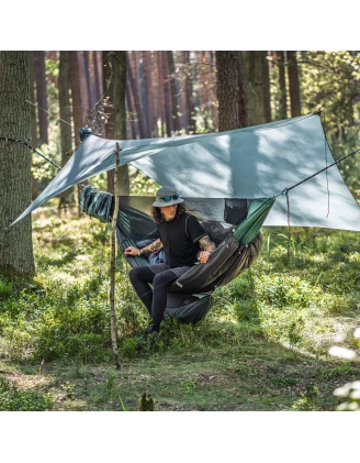 Tarp hamakowy Lesovik HEKSA silver pine