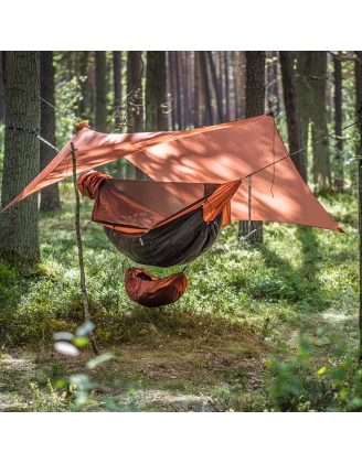 Tarp hamakowy Lesovik HEKSA terra rosa