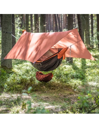 Tarp hamakowy Lesovik HEKSA terra rosa