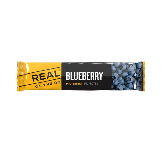 Baton proteinowy Real Turmat Protein Bar Blueberry 40g - energia dla outdooru | imag24.pl