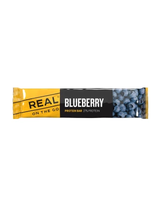 Baton proteinowy Real Turmat Protein Bar Blueberry 40g - energia dla outdooru | imag24.pl