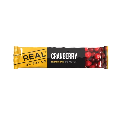 Baton proteinowy Real Turmat Cranberry 40g | Imag24.pl